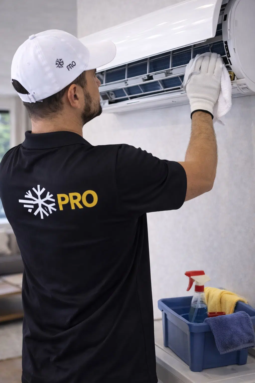 Mantenimiento rápido y limpio de aires acondicionados